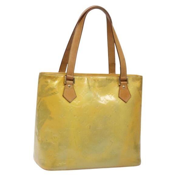 LOUIS VUITTON Monogram Vernis Houston Hand Bag Gris M91053 - Picture 1 of 16